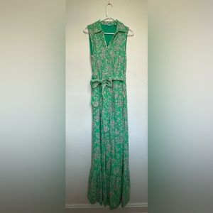 Draper James RSVP Floral Maxi Shirtdress size M